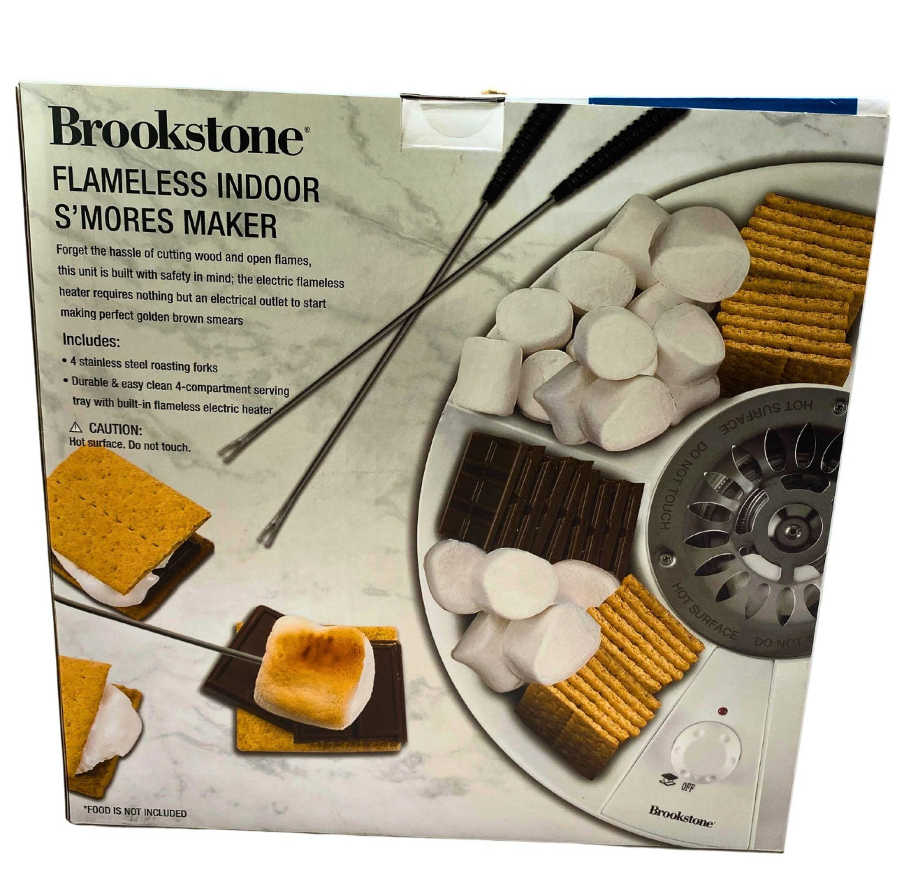 Brook stone flame less s’mores maker brand new in box