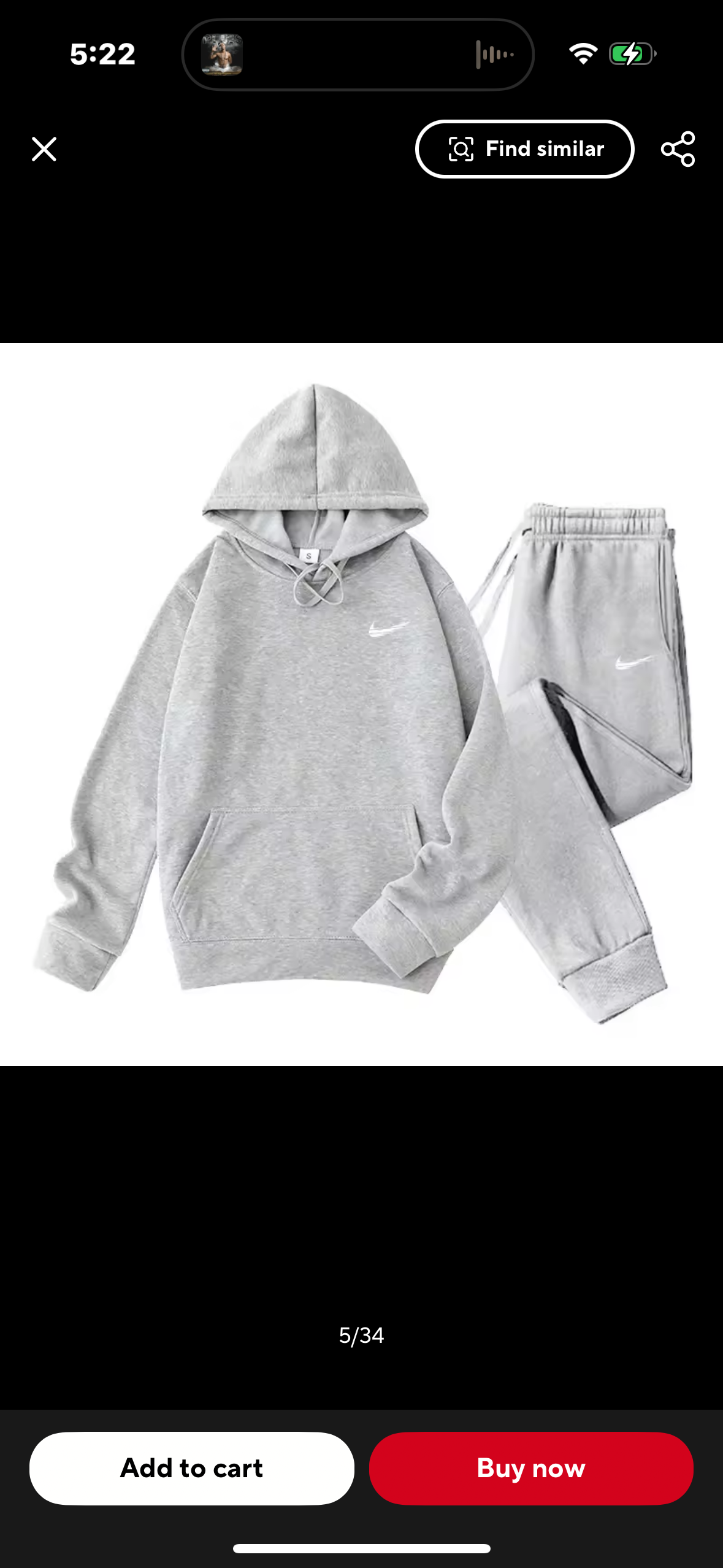 Nike sweat suits