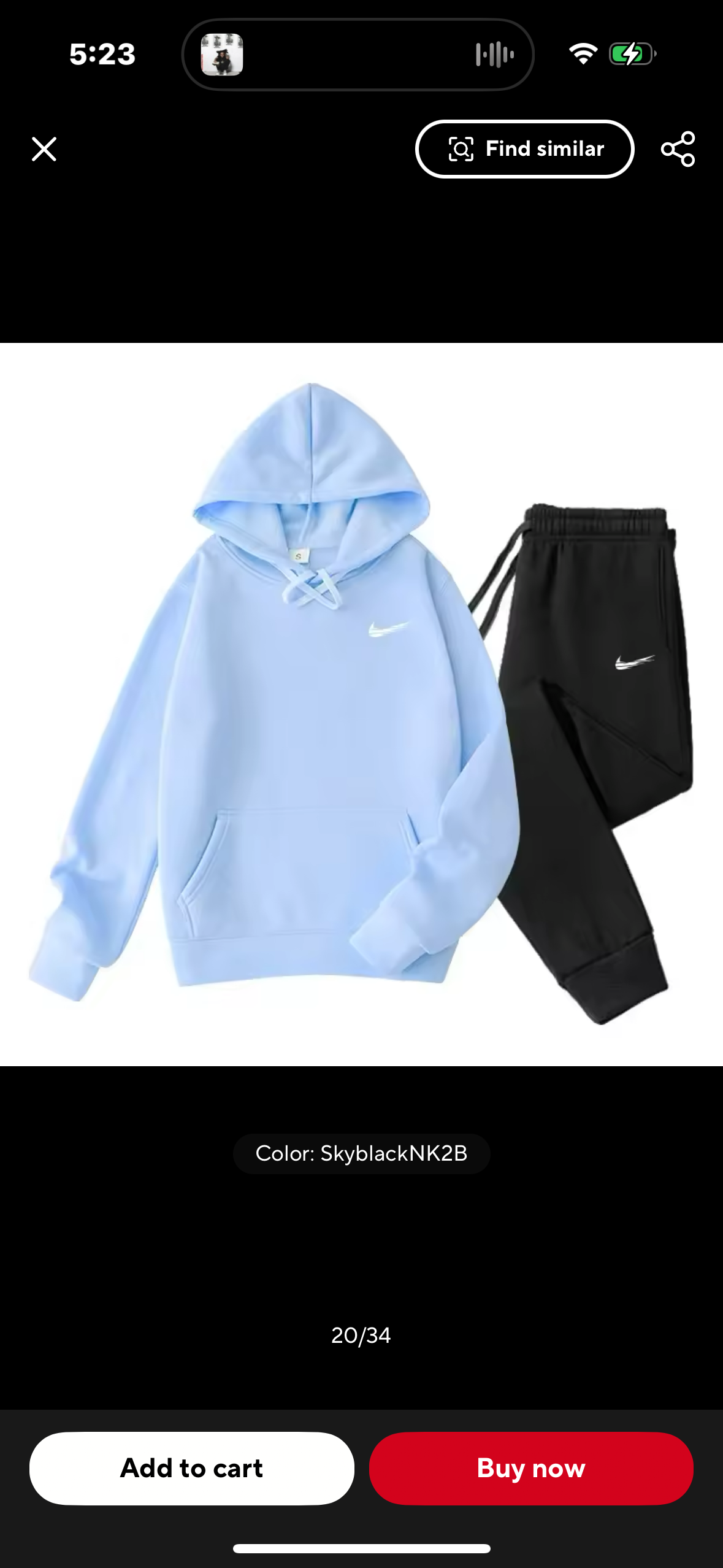 Nike sweat suits