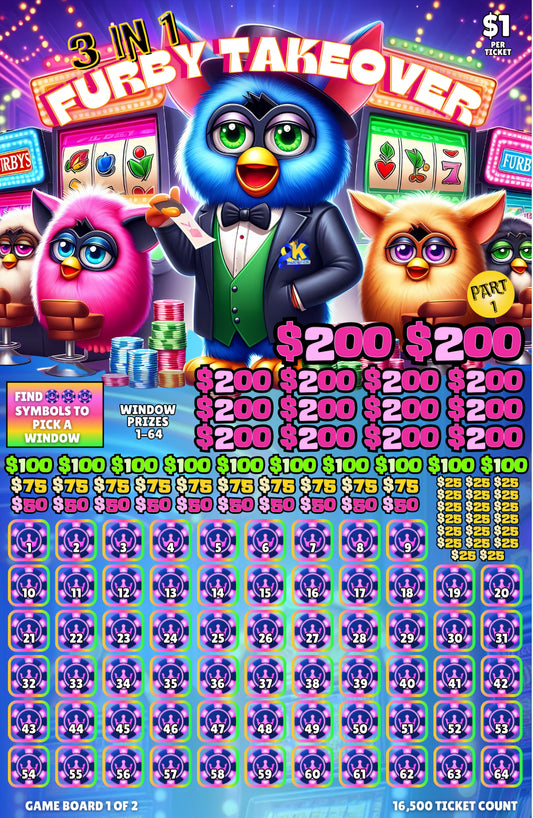 $1 multi box Furby IN PRINT PRE-ORDER